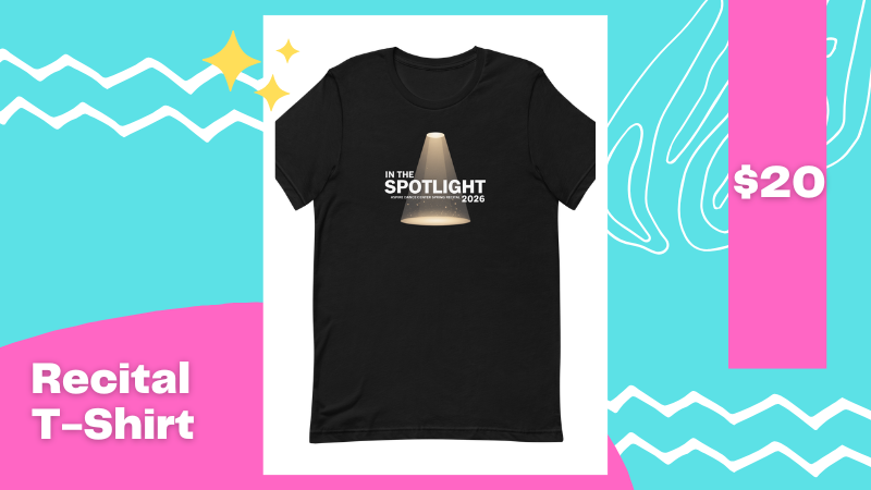 Recital T-Shirt (In-person purchase)