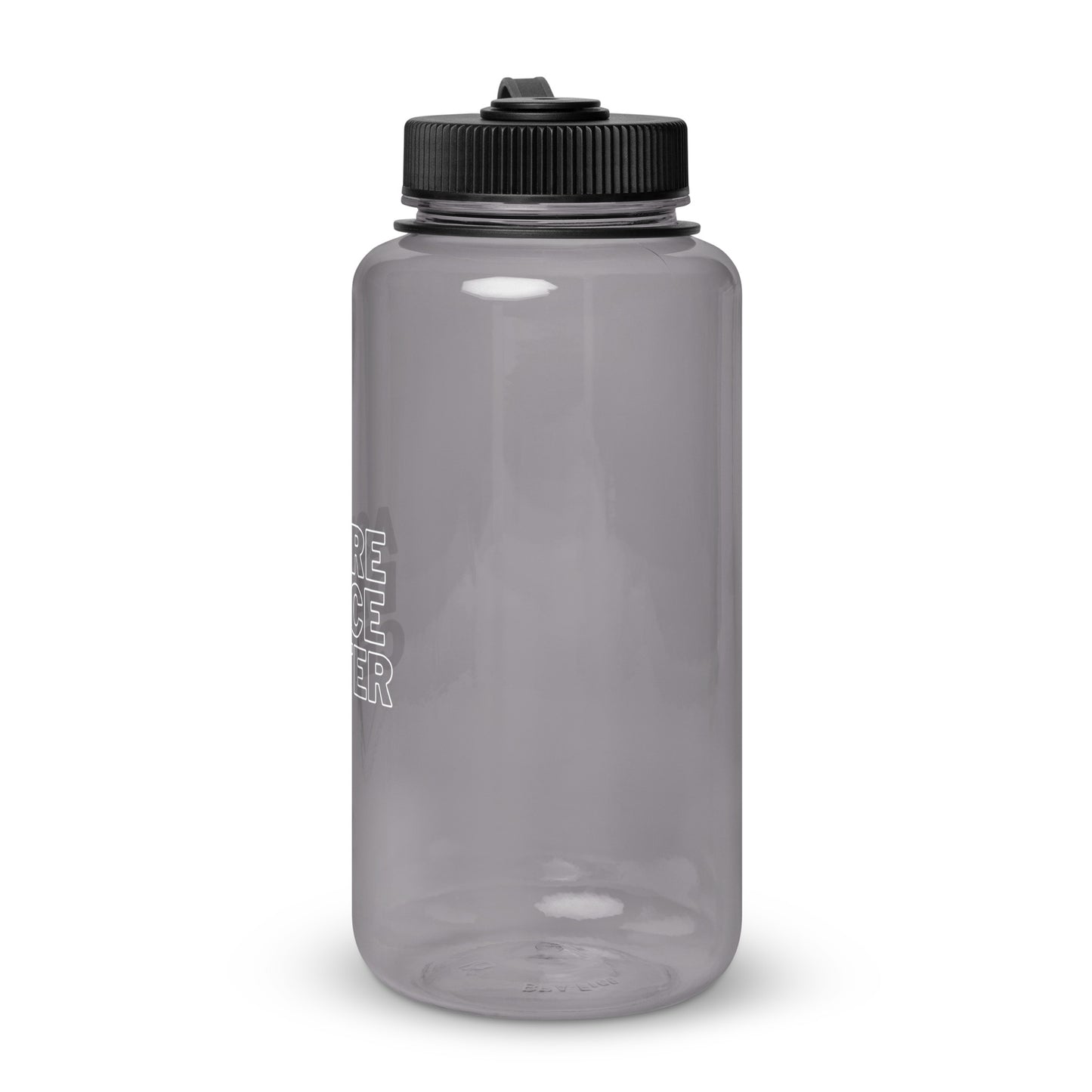 Wide mouth plastic water bottle