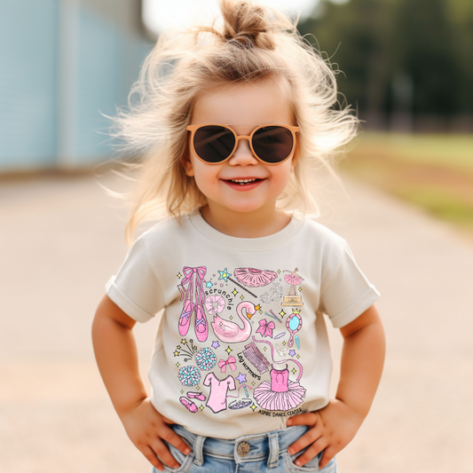 All Things Dance Toddler Short Sleeve Tee