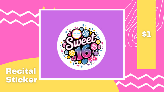Recital Sticker