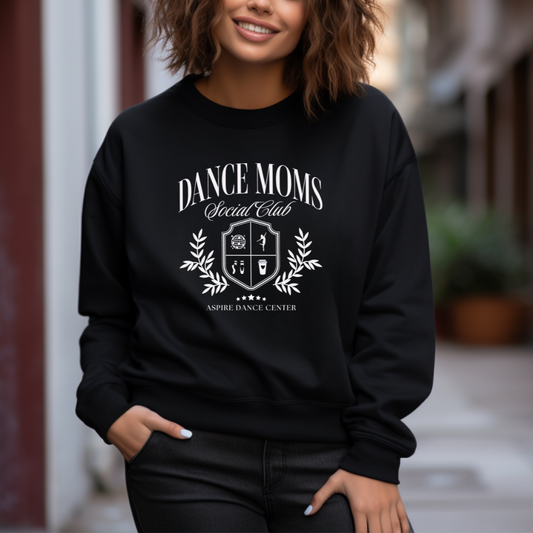 Dance Moms Social Club Sweatshirt (white logo)