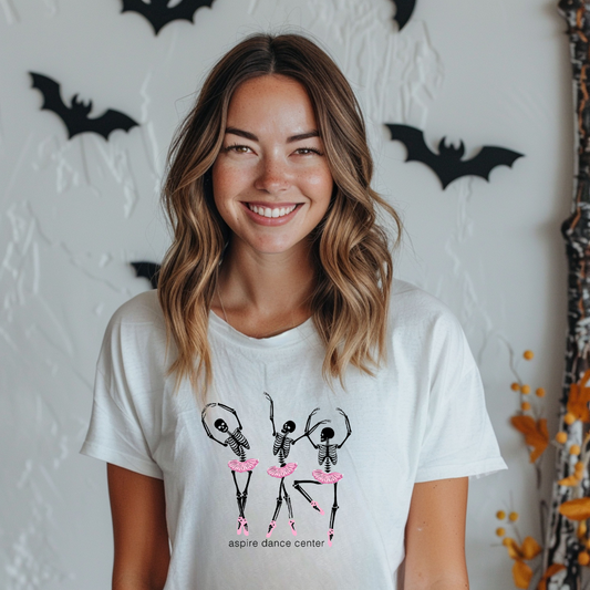 Ballerina Skeletons Adult t-shirt