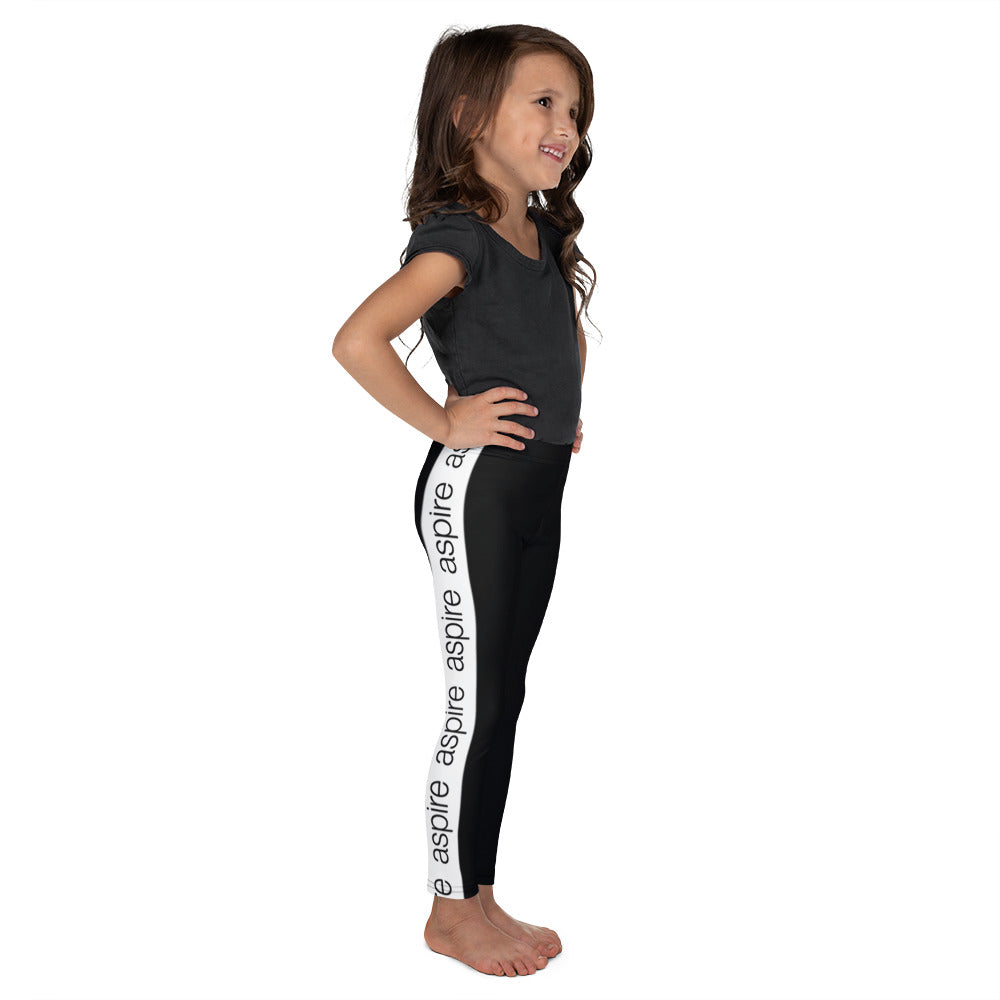 Aspire Black Kid's Leggings