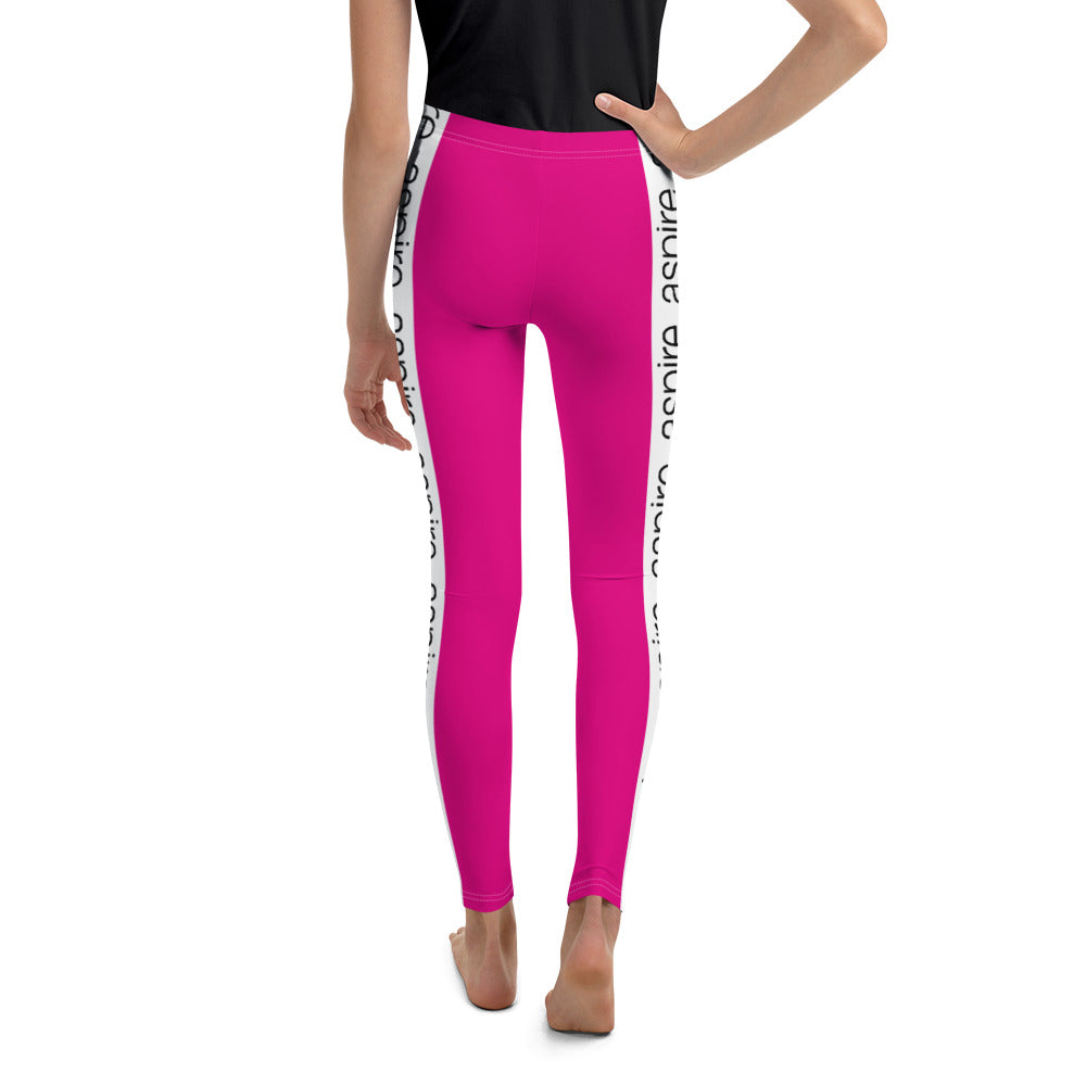 Aspire Pink Youth Leggings