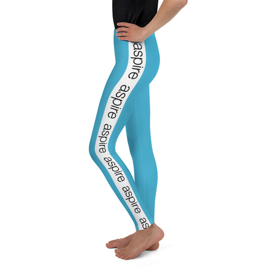 Aspire Blue Youth Leggings