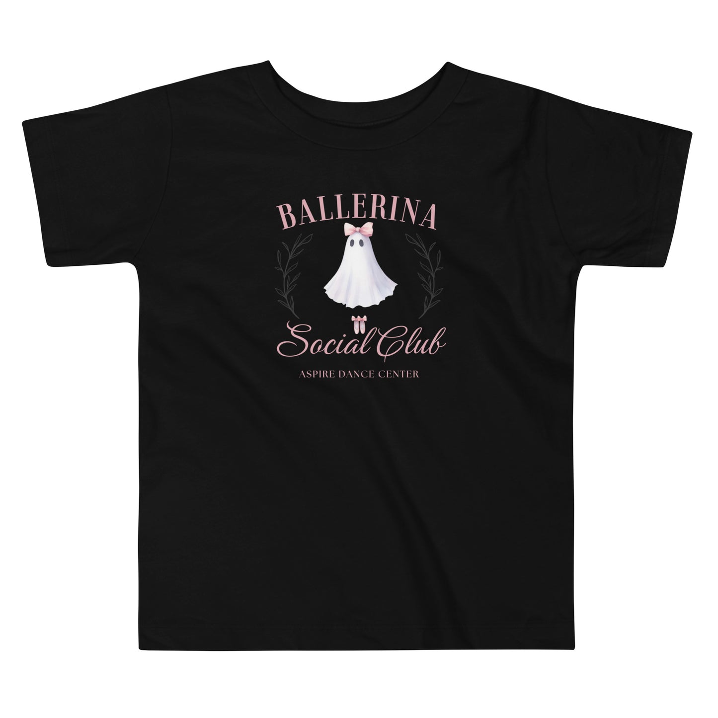 Ballerina Ghost Social Club Toddler Short Sleeve Tee