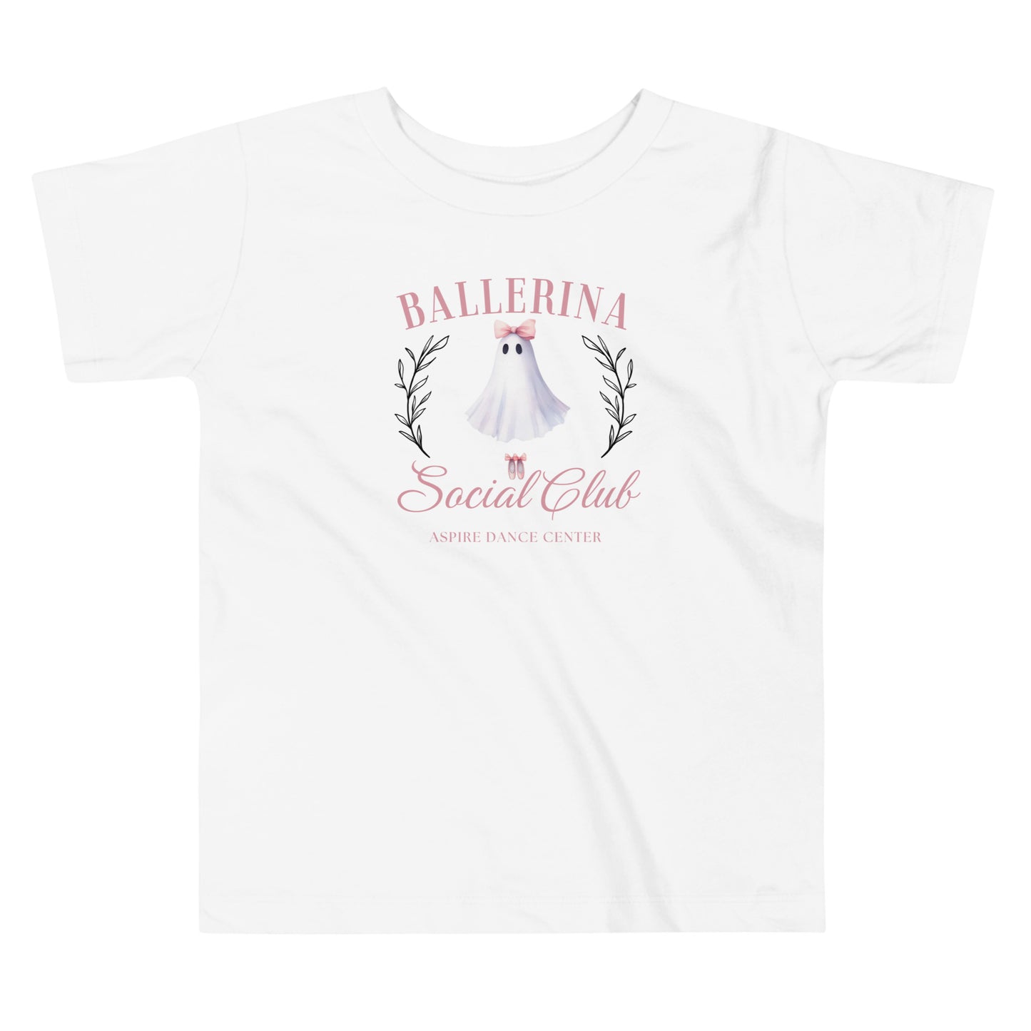 Ballerina Ghost Social Club Toddler Short Sleeve Tee