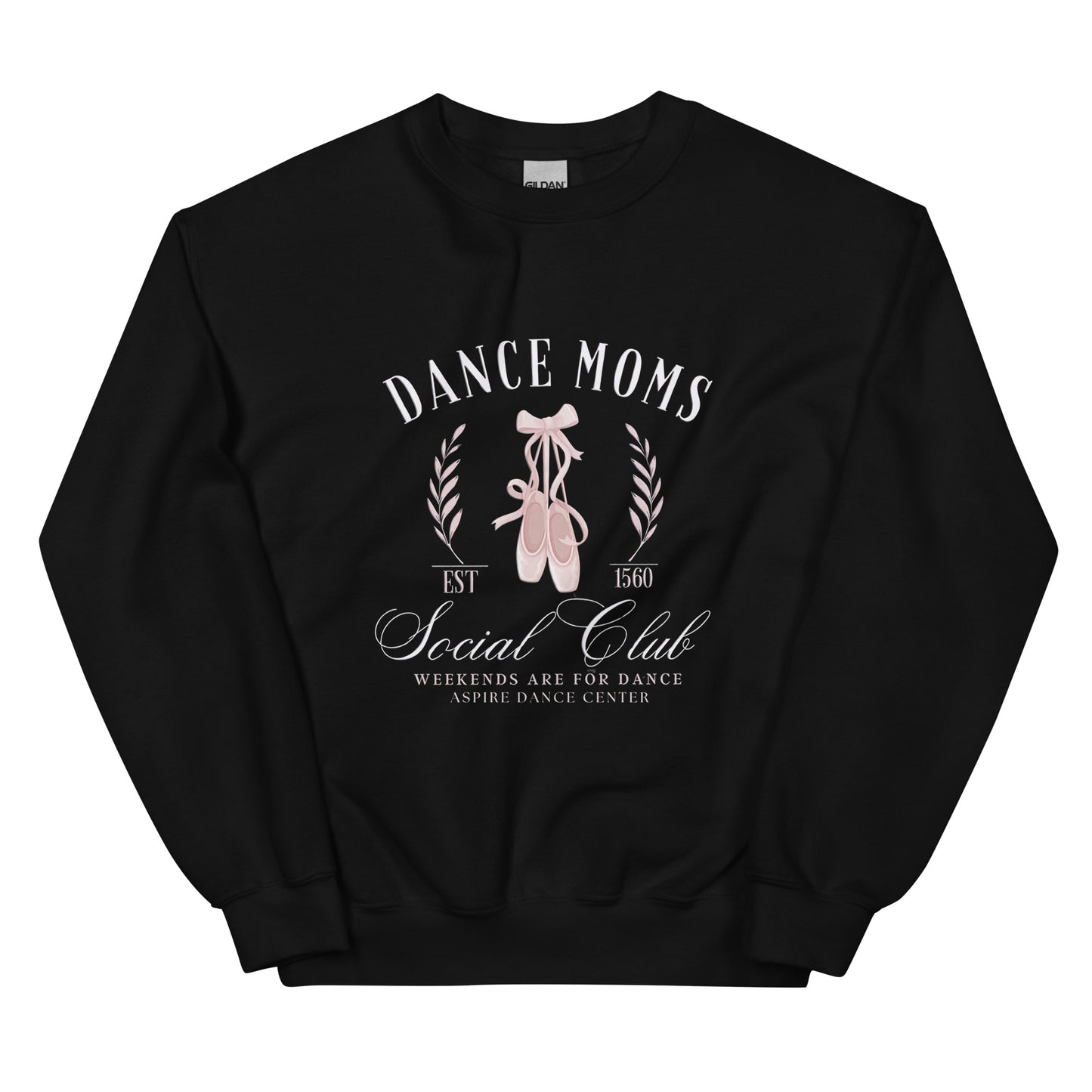 Dance Moms Social Club Sweatshirt (ballet shoes logo)