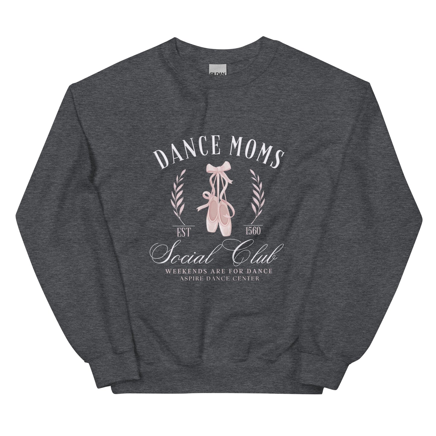 Dance Moms Social Club Sweatshirt (ballet shoes logo)