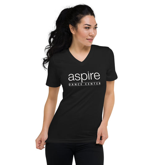 Aspire Logo Short Sleeve V-Neck T-Shirt