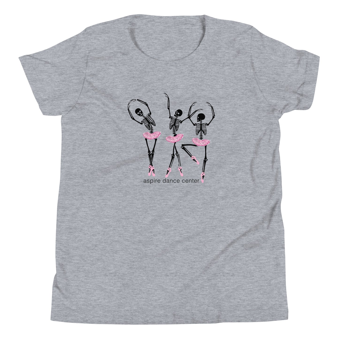 Ballerina Skeletons Youth Short Sleeve T-Shirt