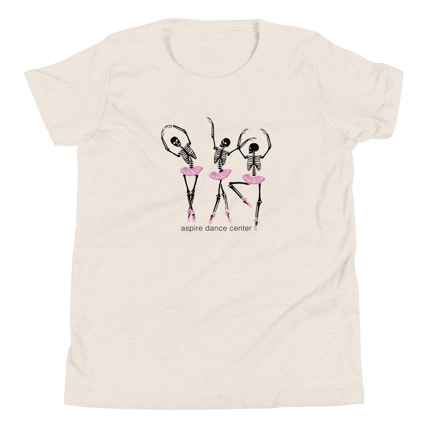 Ballerina Skeletons Youth Short Sleeve T-Shirt