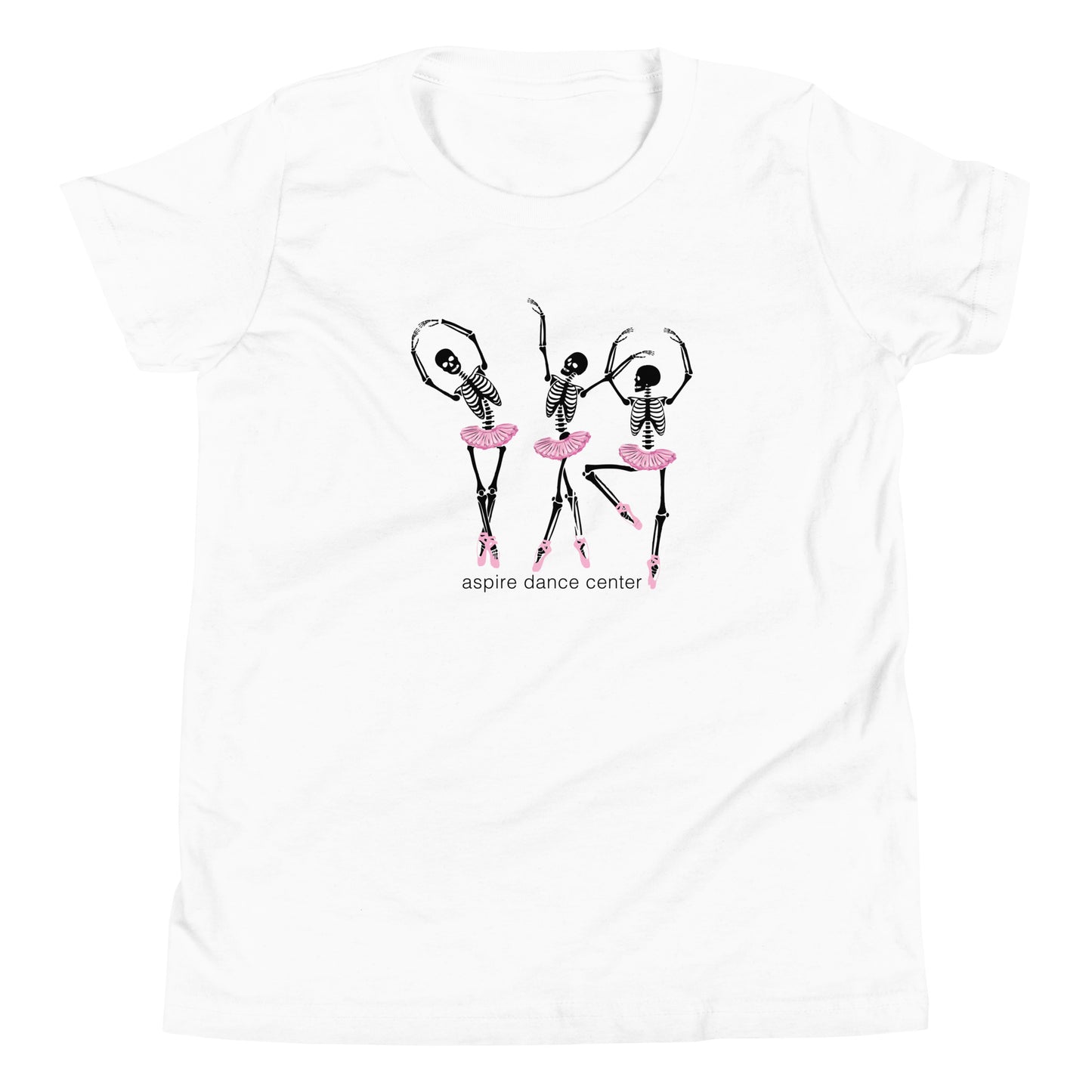 Ballerina Skeletons Youth Short Sleeve T-Shirt